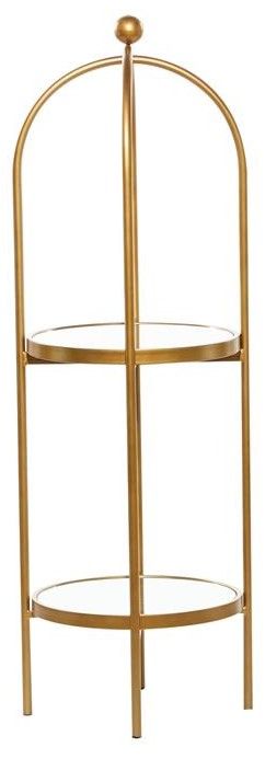 Deco Marche Gold Shelving Unit-1