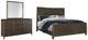 Signature Design by Ashley® Kisper 3-Piece Brown Queen Panel Bed Set-0