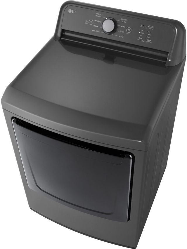LG 7.3 Cu. Ft. Monochrome Gray Front Load Electric High Efficiency Dryer™-4