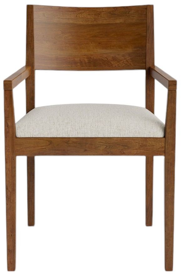 Bassett® Furniture Customizable Myers Upholstered Dining Arm Chair-1