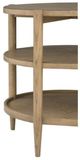 Fairfield® Maxwell Sunlit Oak Round End Table-4