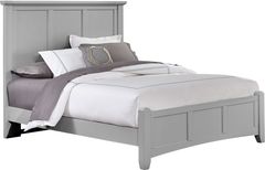 Vaughan-Bassett Bonanza Gray California King Panel Bed