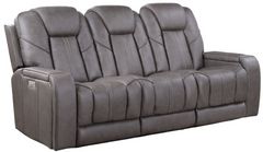 Steve Silver Co. Daniel Mossy-Gray Triple Power Reclining Theater Sofa
