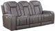 Steve Silver Co. Daniel Mossy Gray Triple Power Reclining Theater Sofa-0