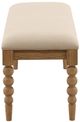 Dovetail Furniture Marcellina Beige/Natural Bench-2