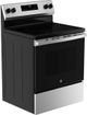 GE® 400 Series 30" Stainless Steel Freestanding Electric Range-2