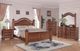 Elements International Barkley Square Oak Dresser & Mirror Set-5