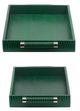 A & B Home Morelet 2-Piece Green Rectangle Tray Set-2