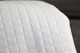 Couverture double 100% microfibre matelassée blanche Zenima®-1