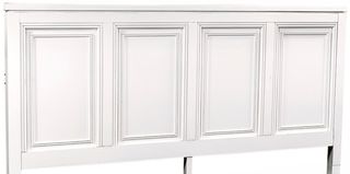 aspenhome® Hyde Park White Paint King Panel Headboard