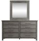 Liberty Furniture Modern Farmhouse 4-Piece Dusty Charcoal Queen Platform Bed Set-2