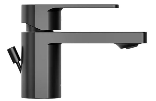 KOHLER® Parallel® Matte Black 1.0 GPM Low Single-Handle Bathroom Sink Faucet-2
