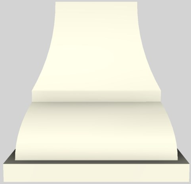 Vent-A-Hood® Designer Series 54" Biscuit Island Range Hood-2