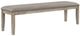 Homelegance® Southlake Light Gray/Wire Brushed Brownish Gray Dining Bench-0