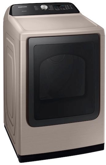 Samsung 7.4 Cu. Ft. Champagne Front Load Gas Dryer-2