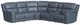 Flexsteel® Oasis Storm Leather Power Sectional with Custom Layout Options-0