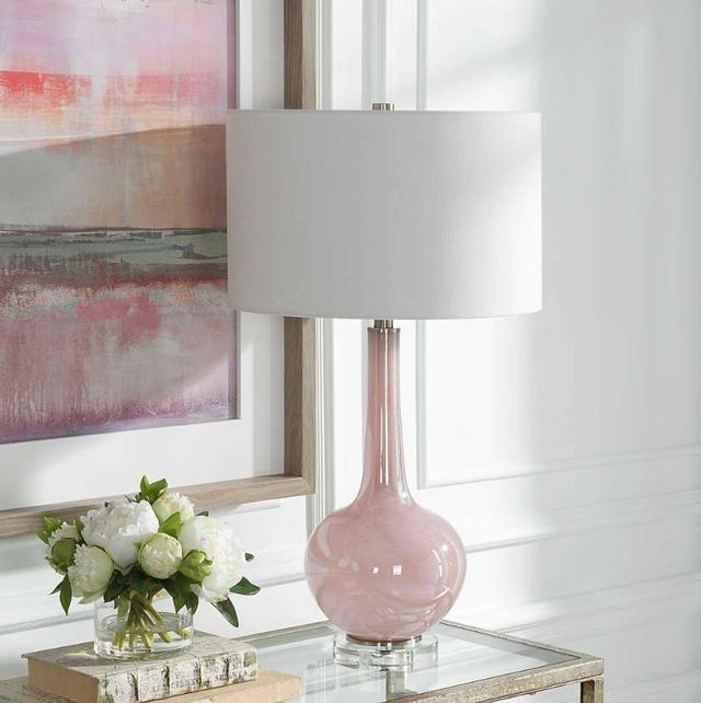 Uttermost® Rosa Pink Table Lamp-1
