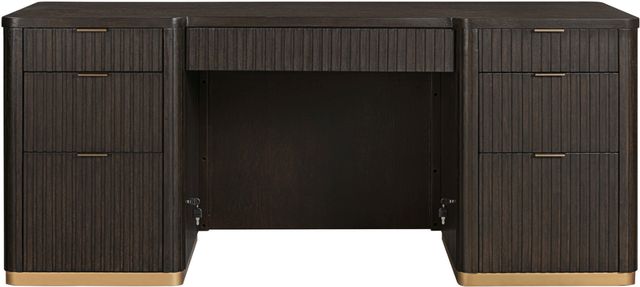 aspenhome® Rylan Dark Roast 66" Executive Desk-2