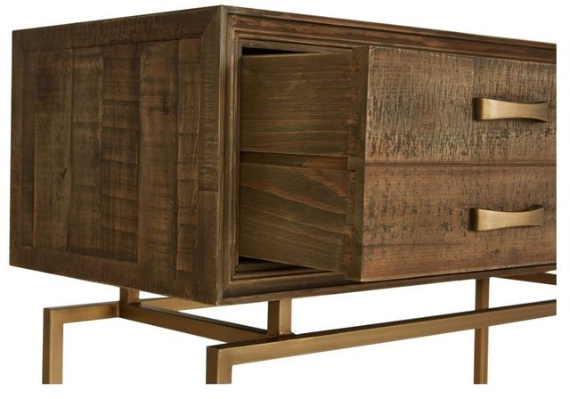 Moe's Home Collection Aristocrat Golden Brown Console Table-3
