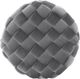 Powell® Scarlet Gray Round Ottoman Stool-3