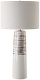 Uttermost® Haven White Glaze Table Lamp-0