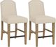 Riverside Furniture Mix-N-Match Chairs 2-Piece Ivory Clipped Top Upholstered Stool Set-0