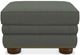 La-Z-Boy® Pembroke Kohl Ottoman with Brass Nailhead Trim-0