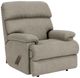 Flexsteel® Geneva Silver Pebble Rocking Recliner-0
