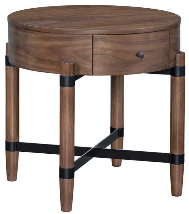 Legends Home Tranquility Walnut End Table-0
