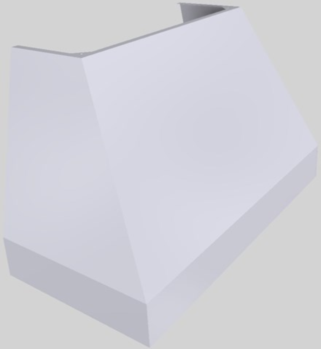 Vent-A-Hood® Designer Series 48" White Wall Mounted Range Hood-1