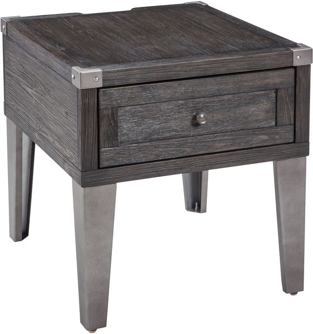 Signature Design by Ashley® Todoe 3-Piece Dark Gray Living Room Table Set-2