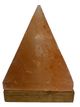 A & B Home Himalayan Salt Lamp with Pyramid Shape and Wooden Base-0