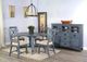 Sunny Designs™ Marina Ocean Blue 54" Round Dining Table-1