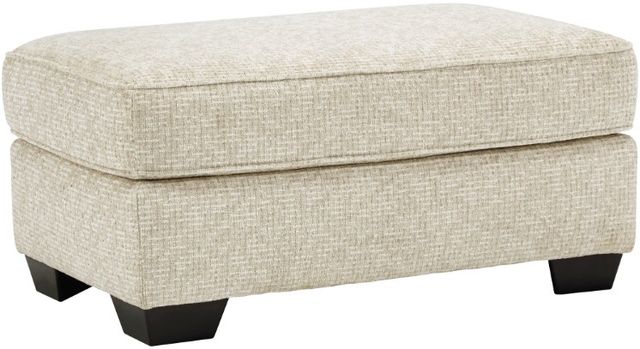 Benchcraft® Haisley 2-Piece Ivory Chair and Ottoman Set-2
