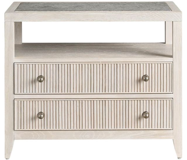Universal Explore Home™ Avaline White 2-Drawer Carmen Nightstand-1