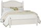 Vaughan-Bassett Scotsman Cream Queen Low Profile Poster Bed-0