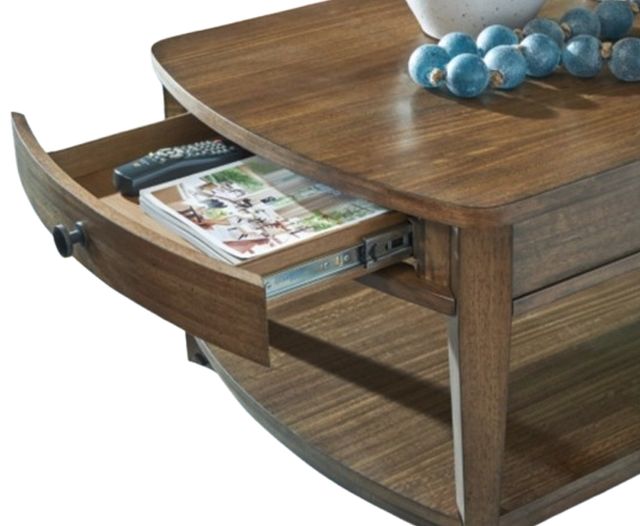 Signature Design by Ashley® Burkbyer Brown Rectangular Cocktail Table-4