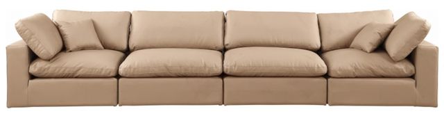 Meridian Furniture Comfy 4-Piece Tan Sofa-1