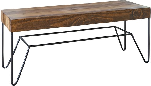 Elements International Cruz Natural Dining Bench-1