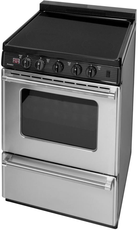 Premier 24" Stainless Freestanding Electric Range-3