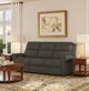 Flexsteel® Customizable Bernard Leather Power Reclining Sofa with Console, Headrest and Lumbar-1