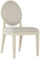 Bernhardt East Hampton Cerused Linen/Gray Upholstered Dining Upholstered Side Chair-0