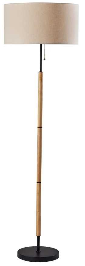 Adesso® Hamilton Black Floor Lamp-0