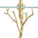 A & B Home Tree Gold 3-Tiers Shelf -5