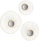 A & B Home 3-Piece Chester Gold Wall Mirror-0