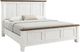 International Furniture Direct Stoa White Eastern King Panel Bed-0