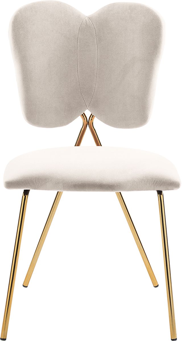 Meridian Furniture Angel Cream Dining Side Chair-1