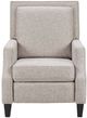 Olliix by Madison Park Grey Naomi Push Back Recliner-0