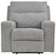 Signature Design by Ashley® Biscoe Pewter Power Recliner with Adjustable Headrest-2