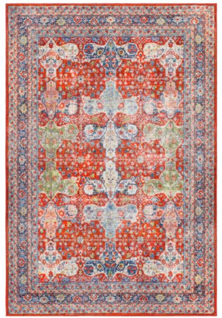Surya Leicester Red 4'x6' Area Rug-0